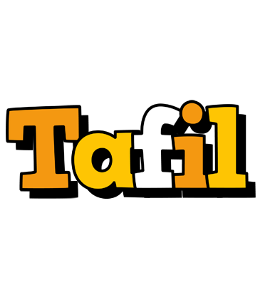 Tafil cartoon logo