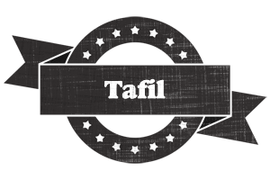 Tafil grunge logo