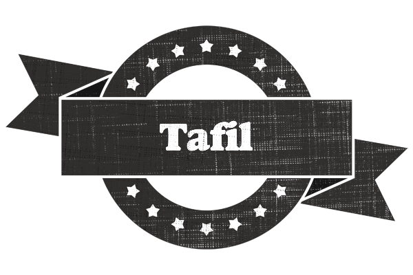 Tafil grunge logo