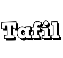 Tafil snowing logo