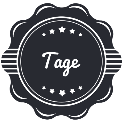 Tage badge logo