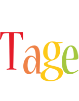 Tage birthday logo