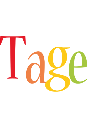Tage birthday logo