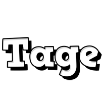 Tage snowing logo