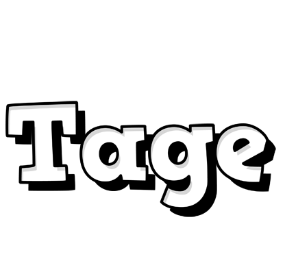Tage snowing logo