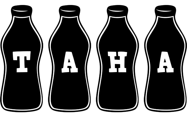 Taha bottle logo