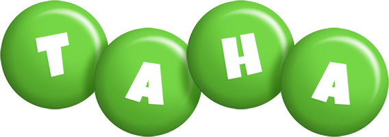 Taha candy-green logo