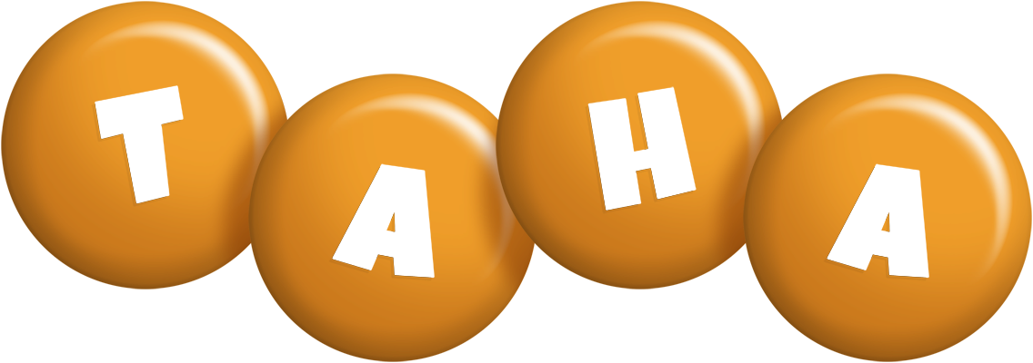 Taha candy-orange logo