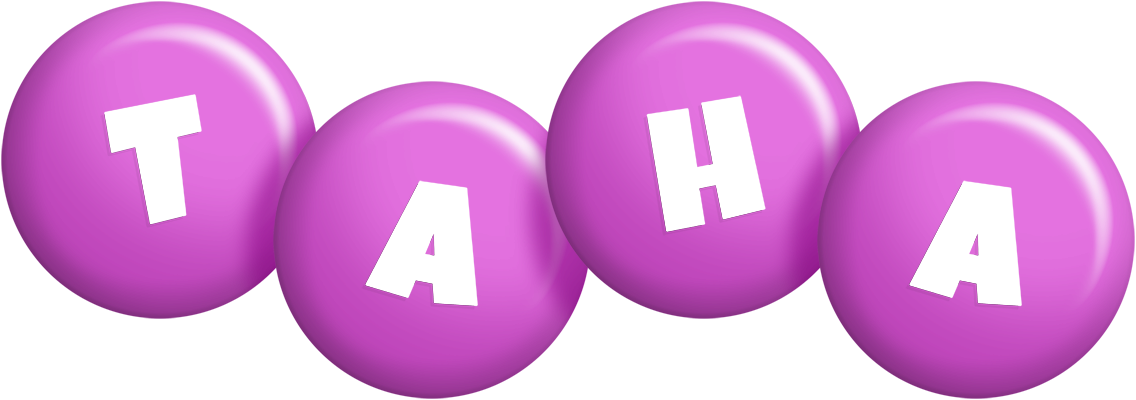 Taha candy-purple logo