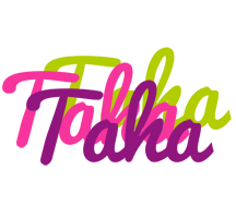 Taha flowers logo