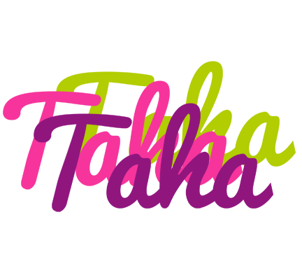 Taha flowers logo