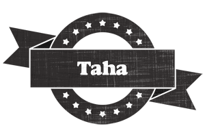 Taha grunge logo