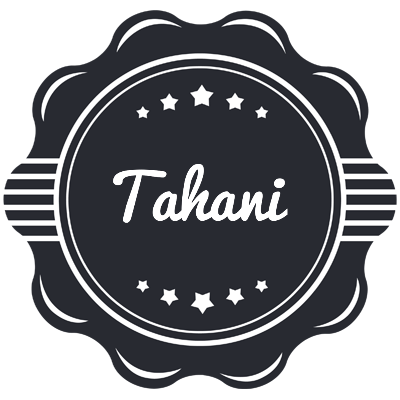 Tahani badge logo