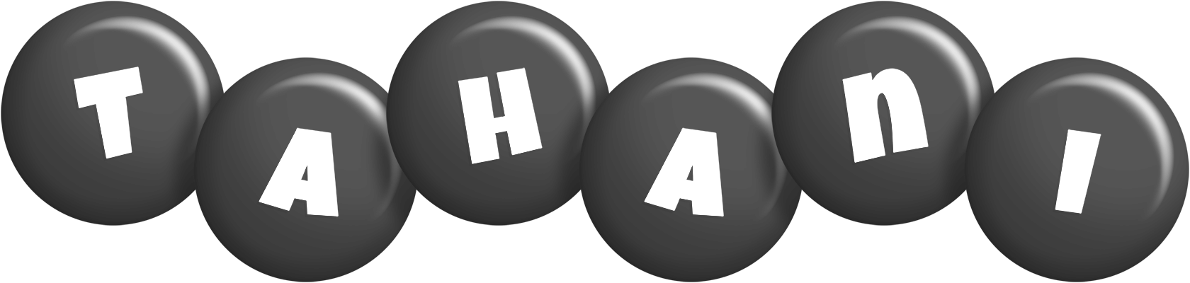 Tahani candy-black logo