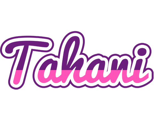 Tahani cheerful logo