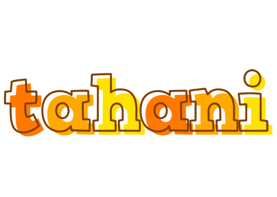 Tahani desert logo