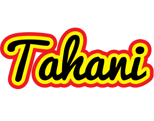 Tahani flaming logo