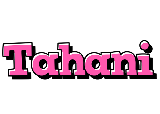 Tahani girlish logo