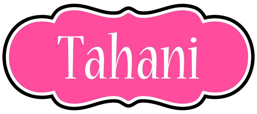 Tahani invitation logo