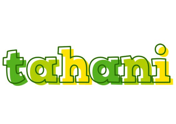 Tahani juice logo