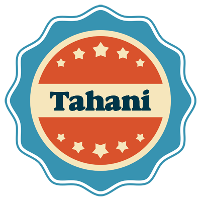 Tahani labels logo
