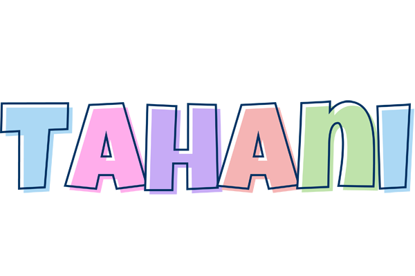 Tahani pastel logo