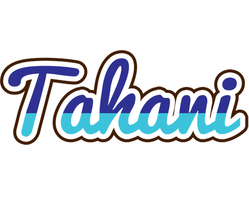 Tahani raining logo