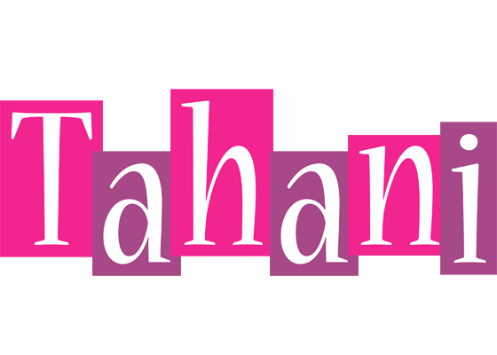 Tahani whine logo