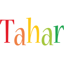 Tahar birthday logo