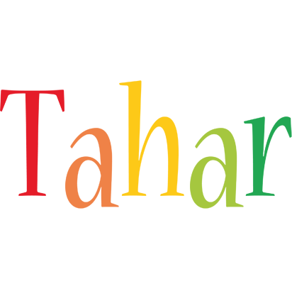 Tahar birthday logo
