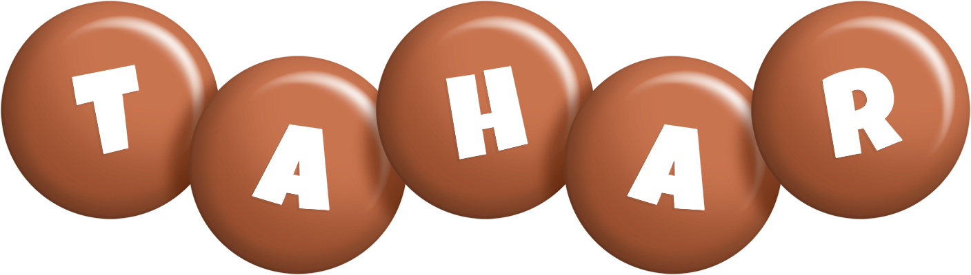 Tahar candy-brown logo