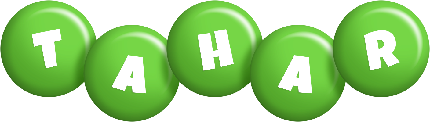 Tahar candy-green logo