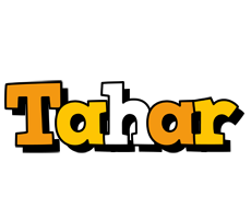 Tahar cartoon logo