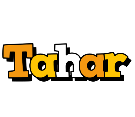 Tahar cartoon logo