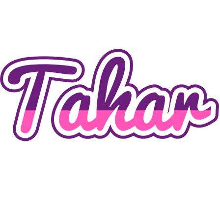 Tahar cheerful logo