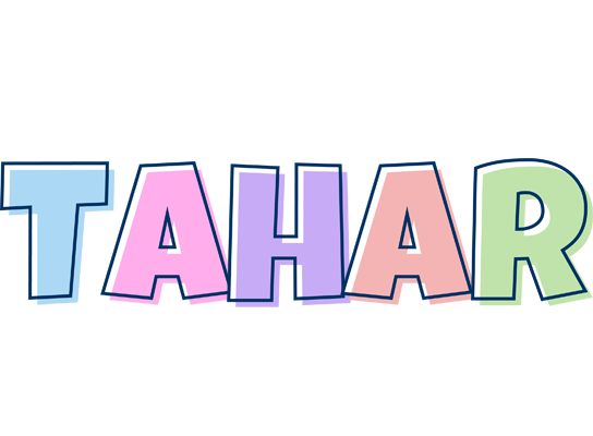 Tahar pastel logo
