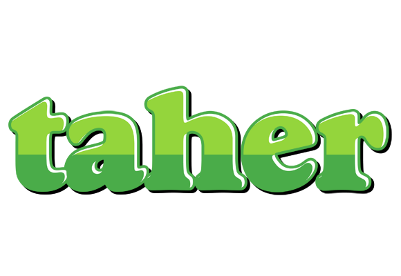 Taher apple logo