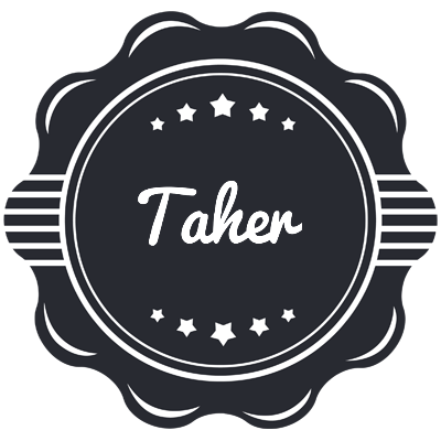Taher badge logo