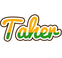 Taher banana logo