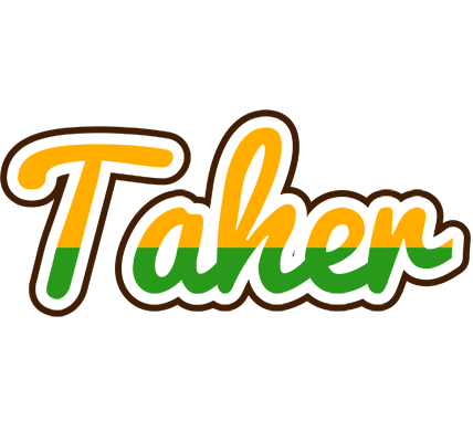 Taher banana logo