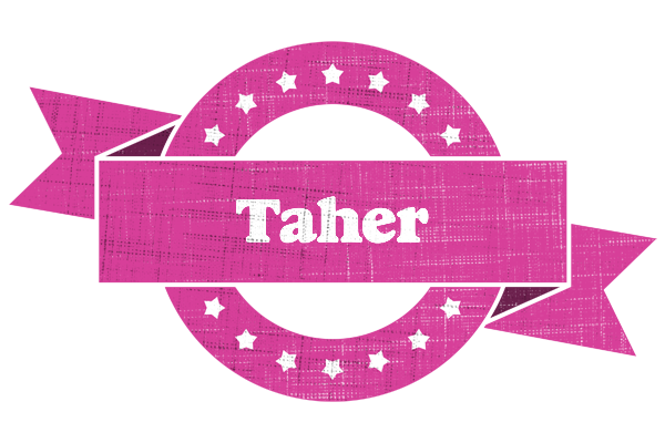 Taher beauty logo