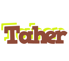 Taher caffeebar logo