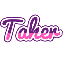 Taher cheerful logo