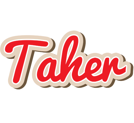 Taher chocolate logo