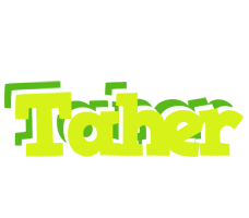 Taher citrus logo