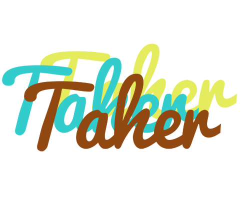 Taher cupcake logo
