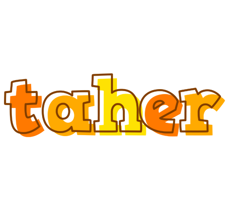 Taher desert logo