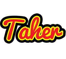 Taher fireman logo