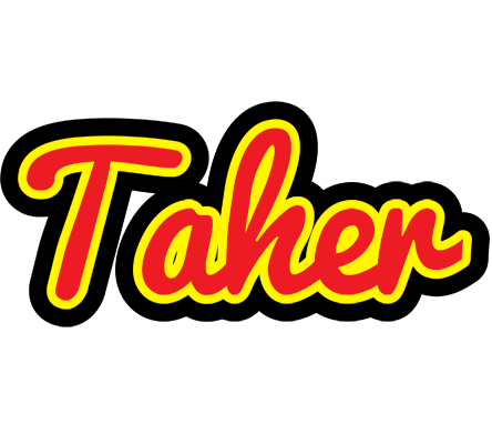 Taher fireman logo