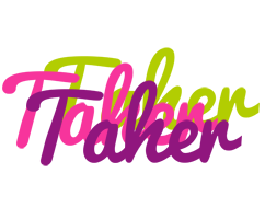 Taher flowers logo